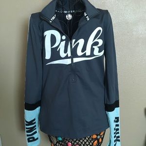 VS PINK Ultimate Half-Zip Pullover